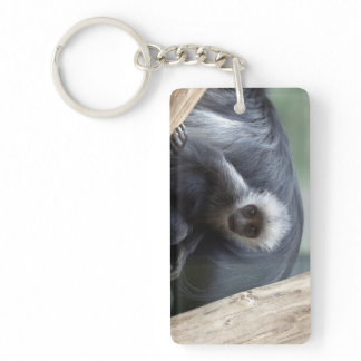Colobus polykomos keychain