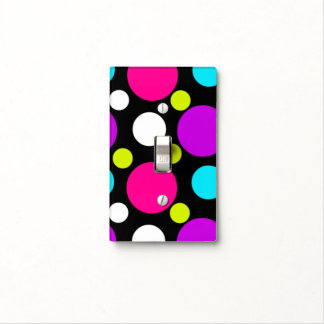 Coloful Bubble light switch cover