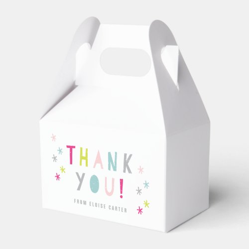 Coloful Confetti Type Favor Boxes