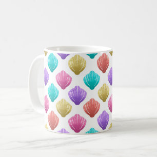 Coloful seashells coffee mug