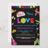 Coloful Taco Bout Love Fiesta Couples Shower Invitation (Front)
