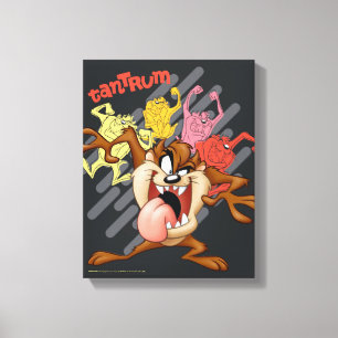 Coloful "Tantrum" TAZ™ Canvas Print