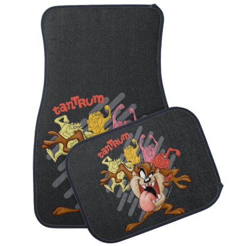 Coloful Tantrum TAZ Car Floor Mat