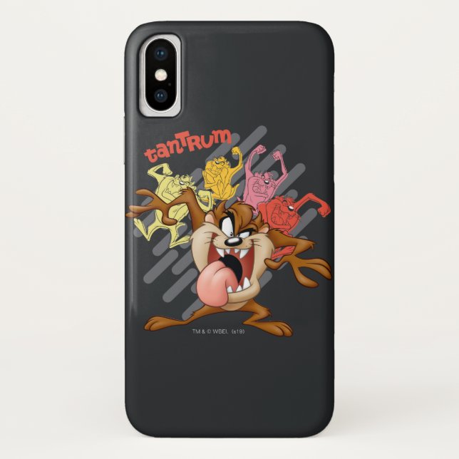 Coloful "Tantrum" TAZ™ Case-Mate iPhone Case (Back)