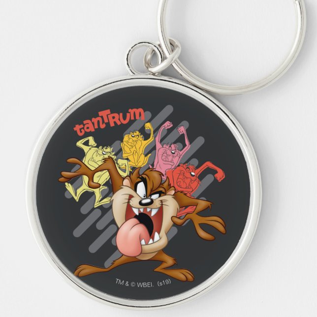 Coloful "Tantrum" TAZ™ Keychain (Front)