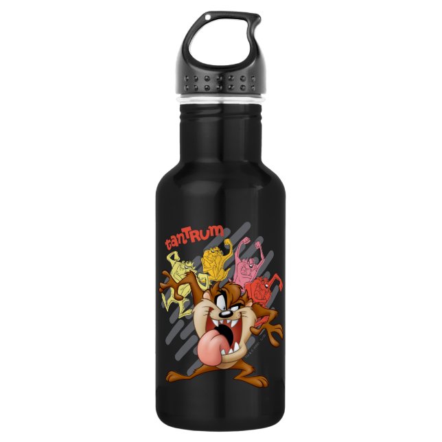 Coloful "Tantrum" TAZ™ Stainless Steel Water Bottle (Front)