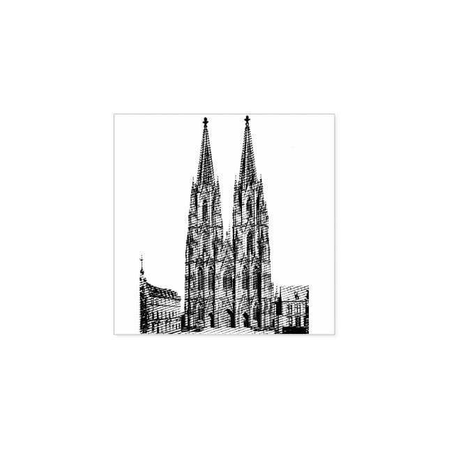 Cologne cathedral 1911 – Kölner Dom Rubber Stamp (Imprint)