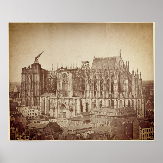 Cologne Cathedral - Cologne Cathedral 1855 Poster (Front)