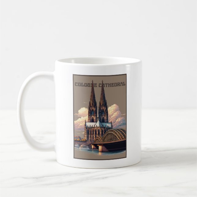 Cologne Cathedral Germany Coffee Mug (Left)