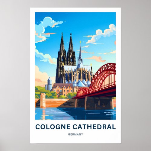 Cologne Cathedral Germany Travel Print