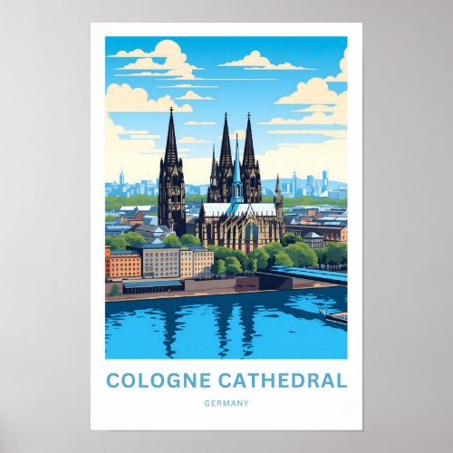 Cologne Cathedral Germany Travel Print