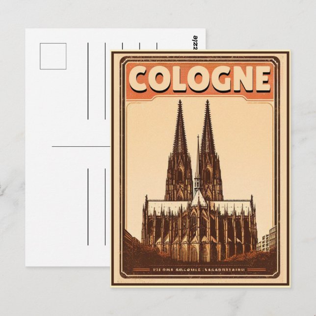 Cologne Cathedral, Köln germany holiday Postcard (Front/Back)