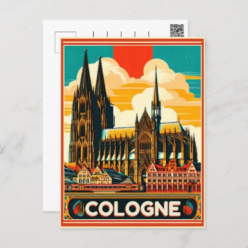 Cologne Cathedral Kln germany holiday Postcard
