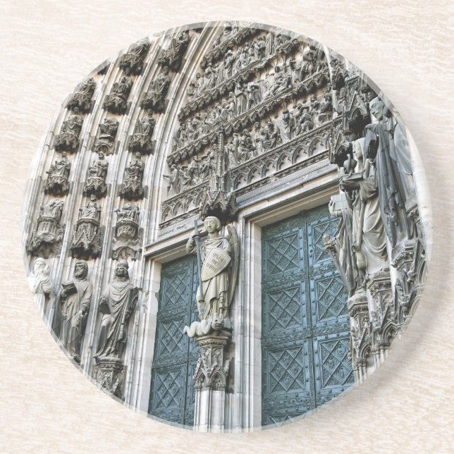 Cologne Cathedral Sandstone Coaster (Front)