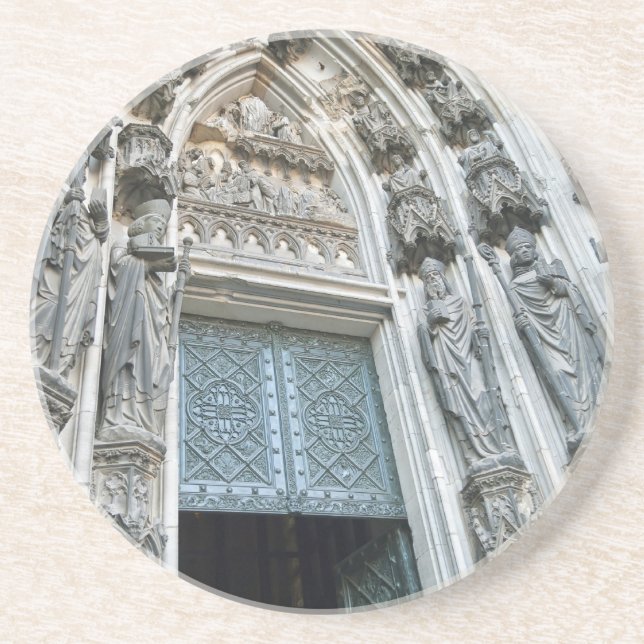 Cologne Cathedral Sandstone Coaster (Front)