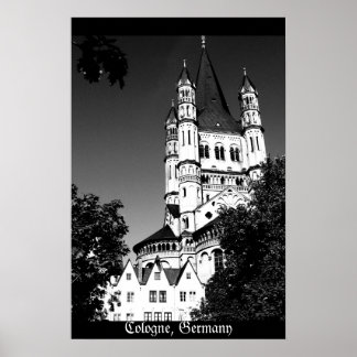 Cologne Church Poster