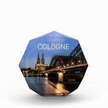Cologne Cityscape Germany Dom Night Souvenir