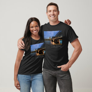 Cologne Cityscape Germany Dom Night Souvenir T-Shirt