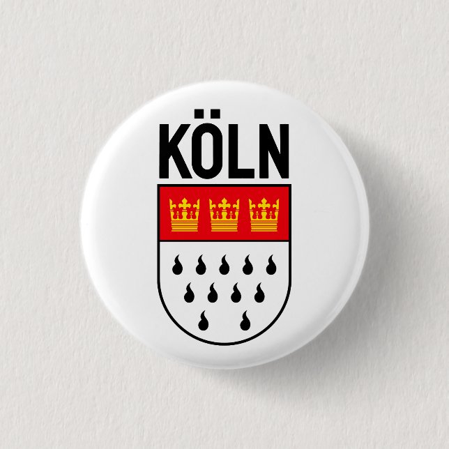 Cologne coat of arms (Germany) Button (Front)