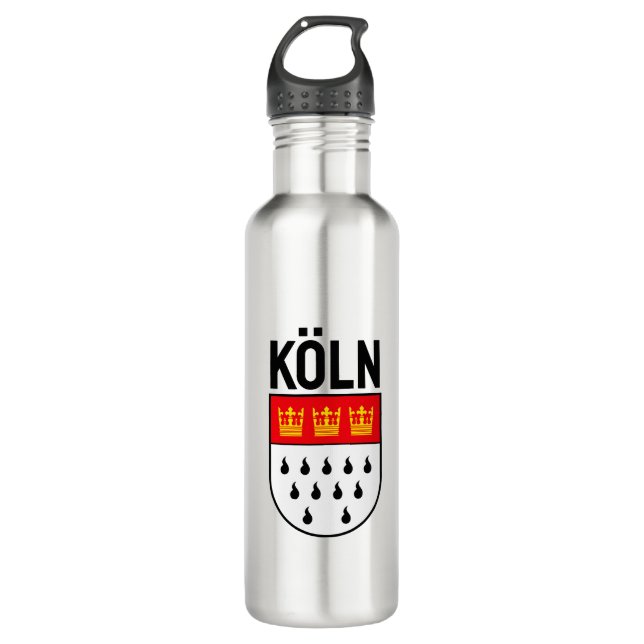 Cologne coat of arms (Germany) Stainless Steel Water Bottle (Front)