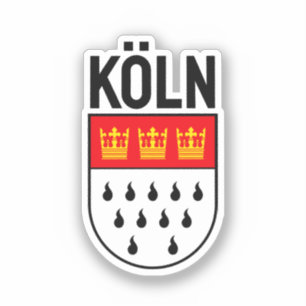 Cologne coat of arms (Germany) Sticker