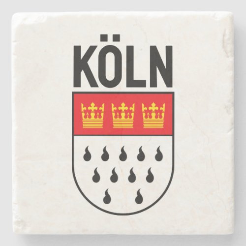 Cologne coat of arms Germany Stone Coaster