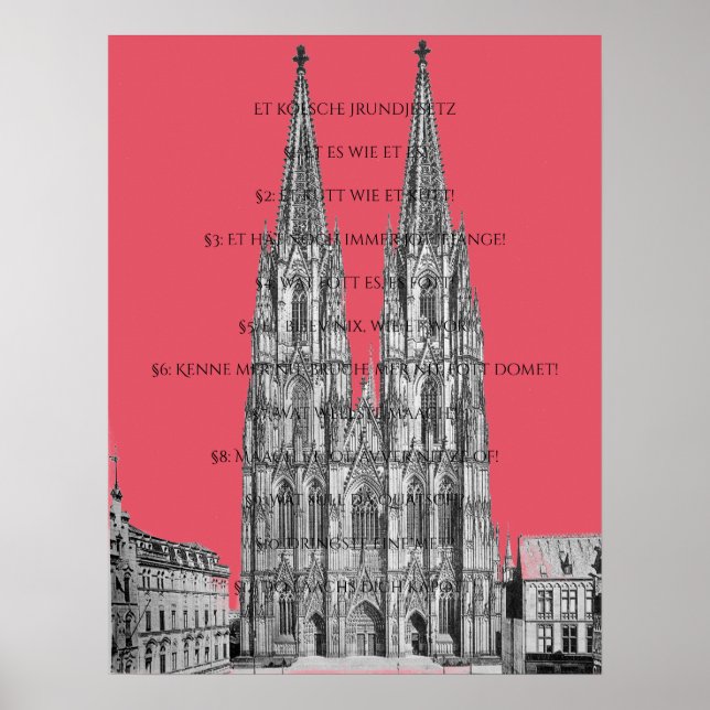 Cologne Dome Cologne Cologne Cologne Poster (Front)