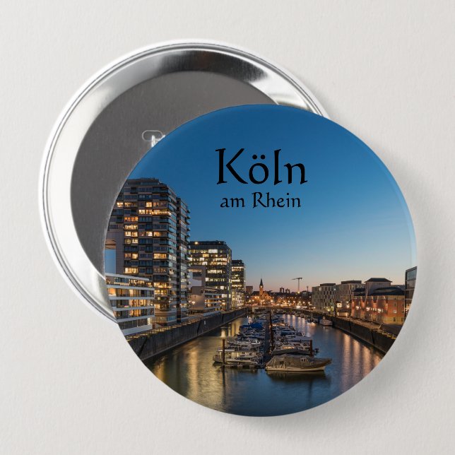 Cologne Germany Button (Front & Back)