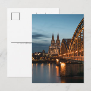 Cologne Germany Holiday Postcard