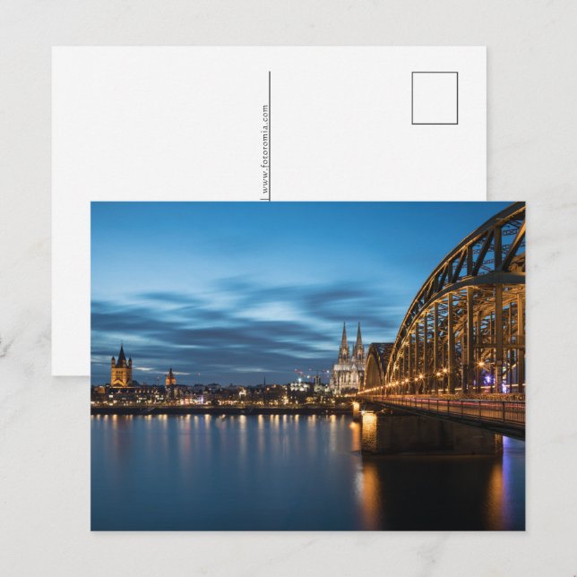 Cologne Germany Holiday Postcard (Front/Back)