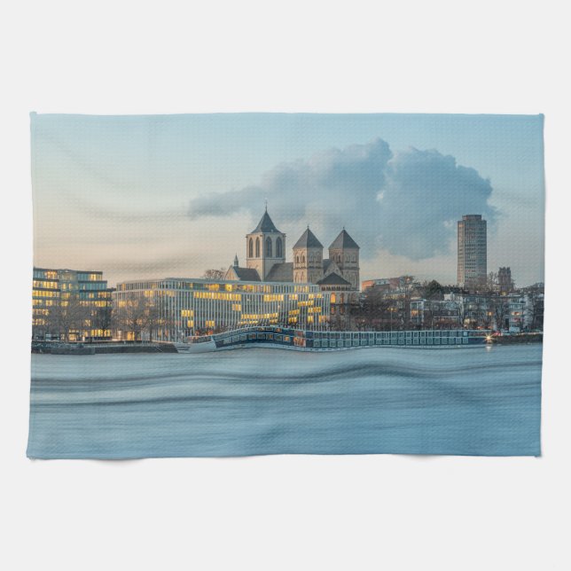Cologne Germany Kitchen Towel (Horizontal)