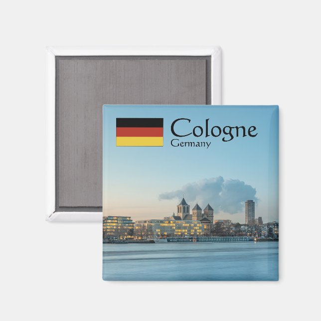 Cologne Germany Magnet (Front/Back)