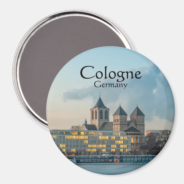 Cologne Germany Magnet (Front/Back)
