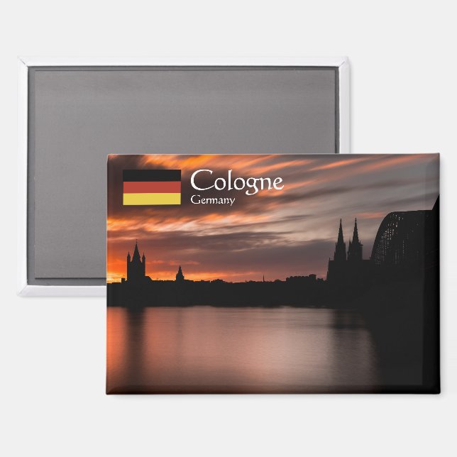 Cologne Germany Magnet (Front/Back)