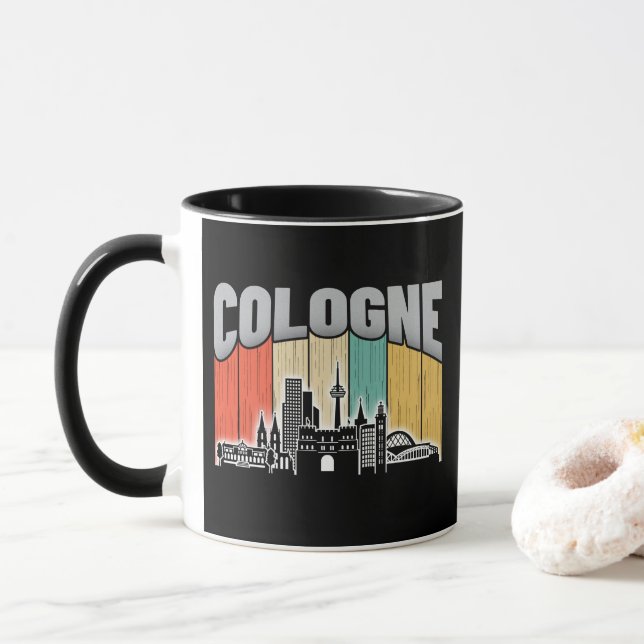 Cologne Germany Mug (With Donut)
