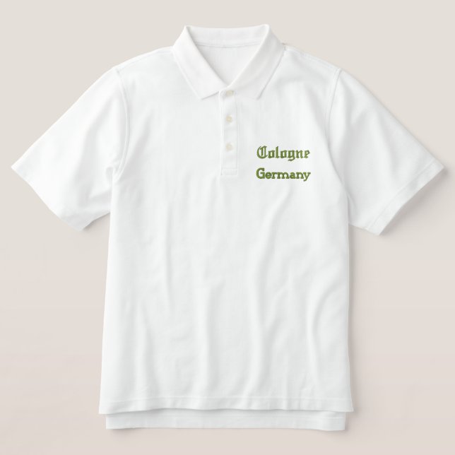 Cologne Germany Polo Shirt (Design Front)