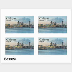 Cologne Germany Rectangular Sticker