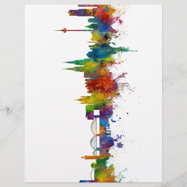 Cologne Germany Skyline Flyer (Front)