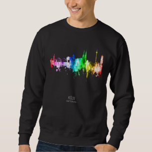 Cologne Germany Skyline Skyscrapers Sweatshirt