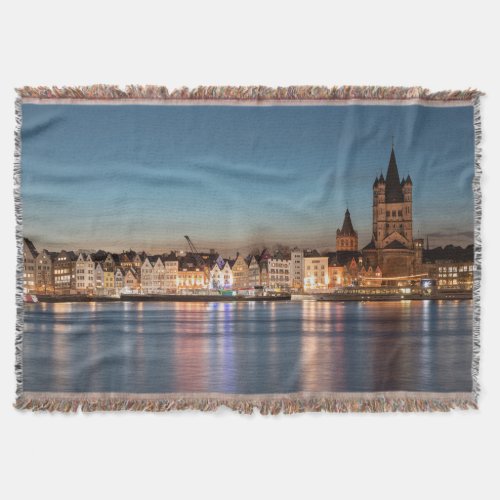 Cologne Germany Throw Blanket