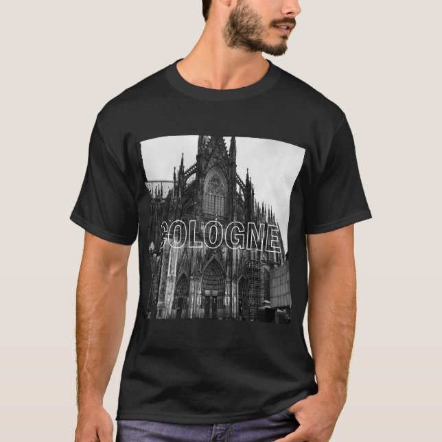 Cologne historical cathedral church in Germany  T-Shirt (Front)