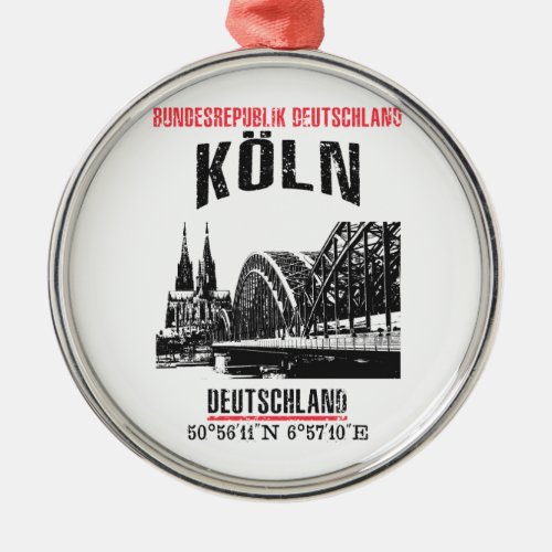 Cologne Metal Ornament