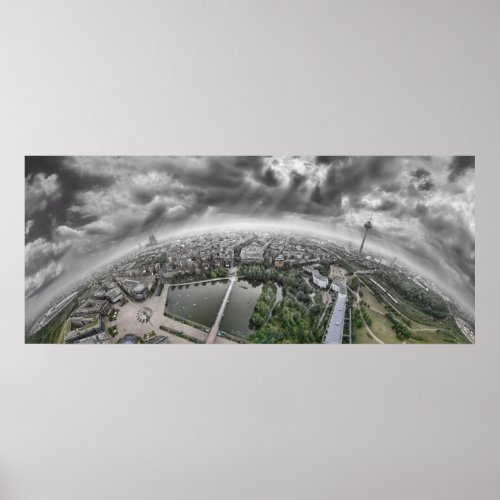 Cologne Panorama _ 360 degrees Poster