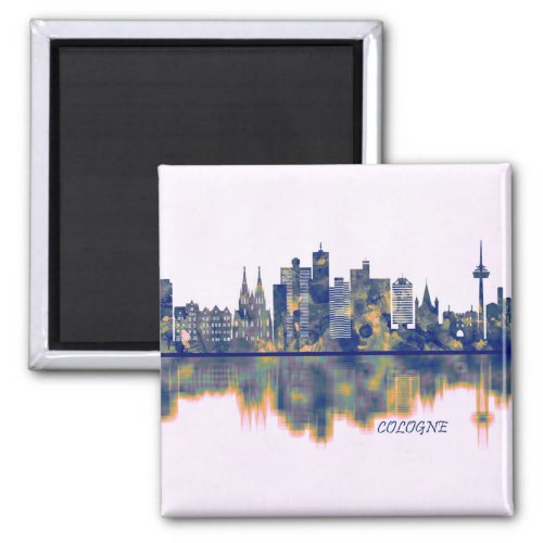 Cologne Skyline Magnet