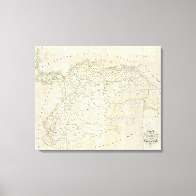Colombia 3 canvas print (Front)