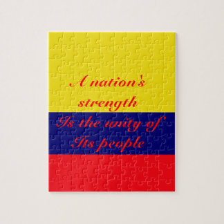 Colombia-a nation's strength jigsaw puzzle
