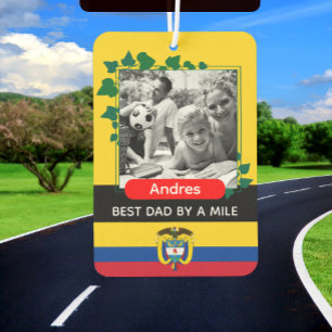 Colombia Air Freshener, Best Dad, Photo Freshener