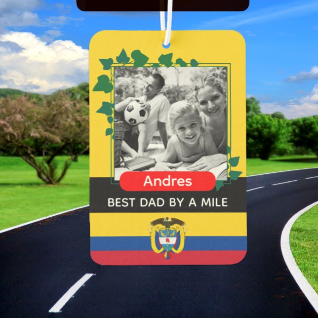 Colombia Air Freshener, Best Dad, Photo Freshener (Creator Uploaded)