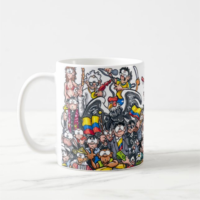Colombia and its people coffee mug (Left)