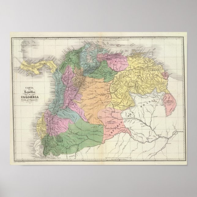 Colombia and Venezuela 2 Poster (Front)